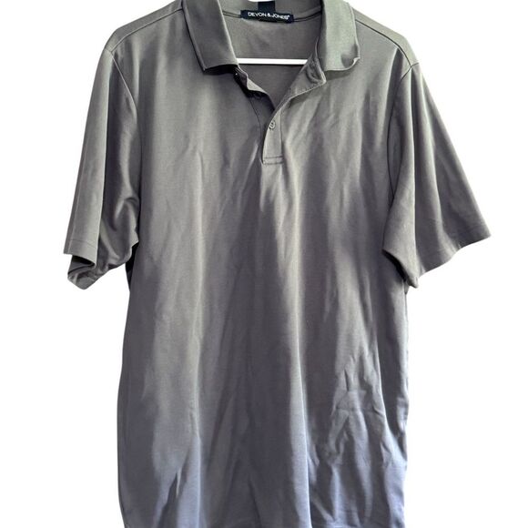Men's Dark Gray Polo Shirt - Picture 2 of 2